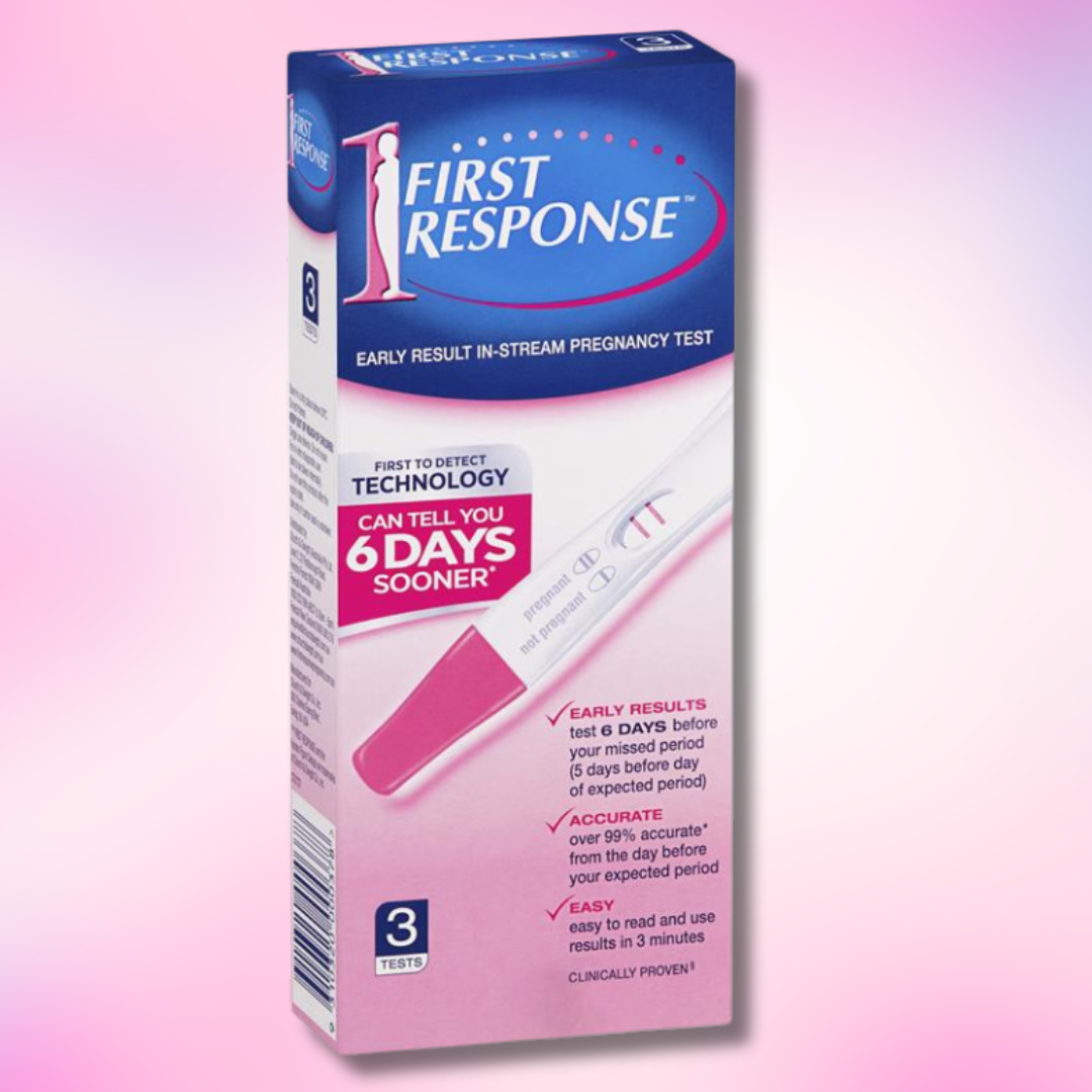 First Response In-stream Pregnancy test - 3 tests
