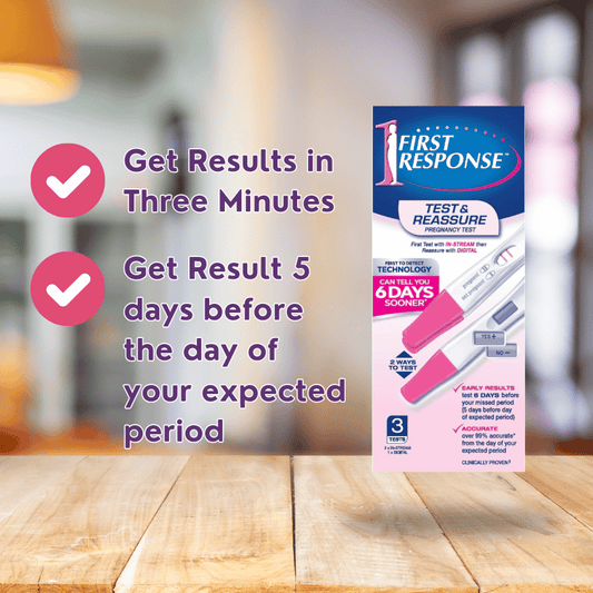 First Response Test & Reassure | 2 In Stream & 1 Digital Tests