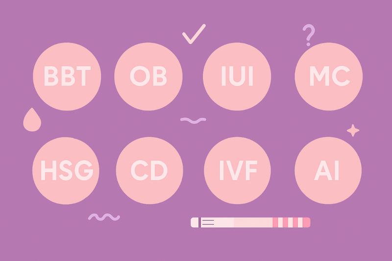 Your A–Z guide to fertility acronyms and abbreviations