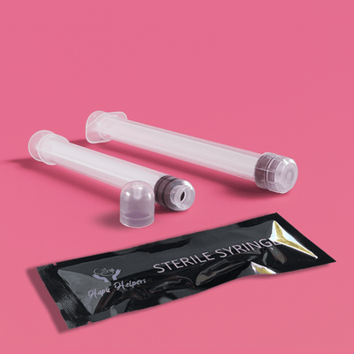 InsemiAid 13cm, 10ml round tip Insemination Syringes