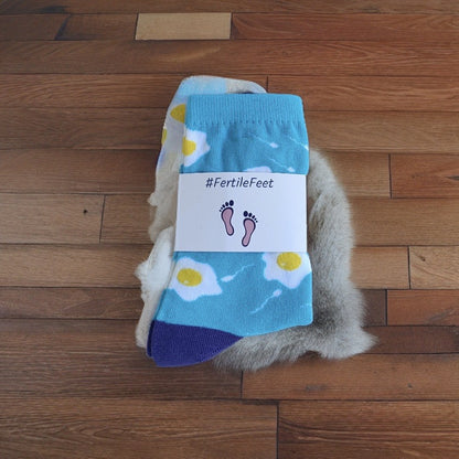 #Fertilefeet Socks - Sperm & Ovum