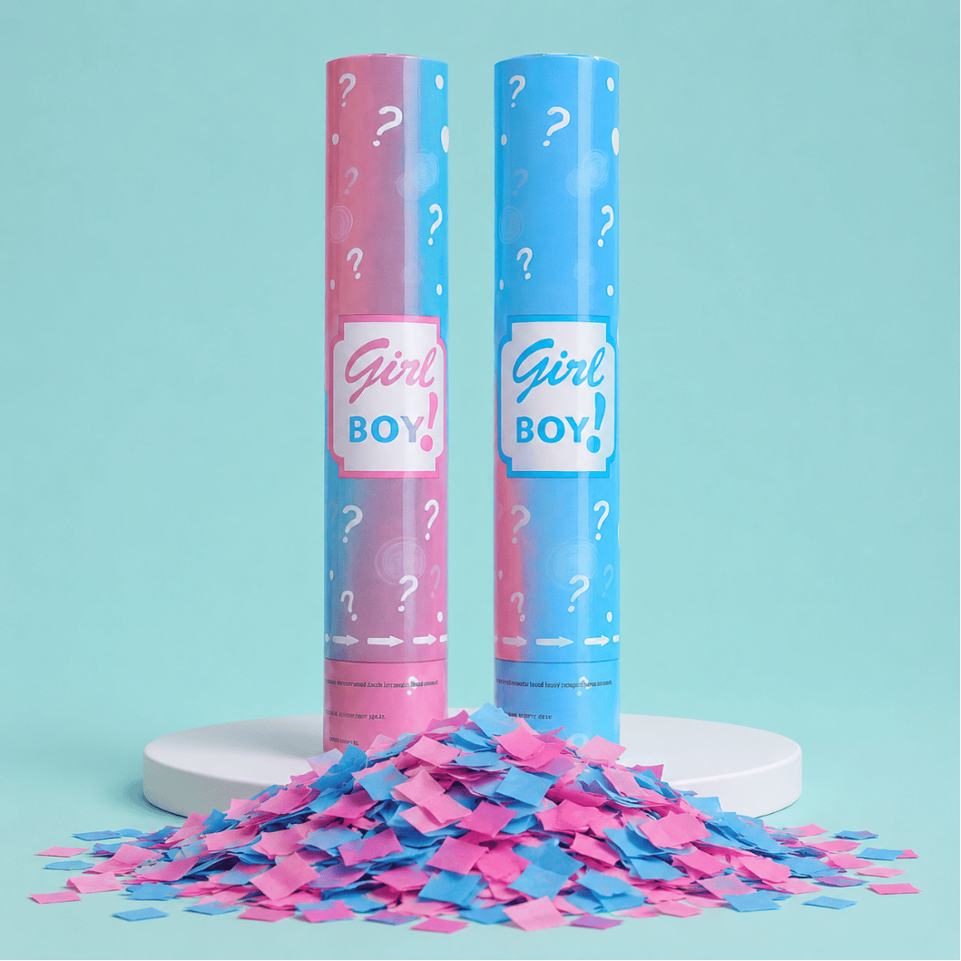 Gender Reveal Confetti Cannon