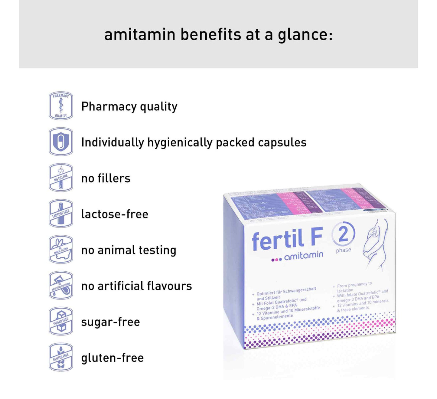 Fertil F Phase 2 - Pregnancy supplement