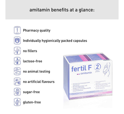 Amitamin Fertil F Phase 2 - Pregnancy supplement