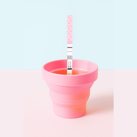 Reusable urine collection cup